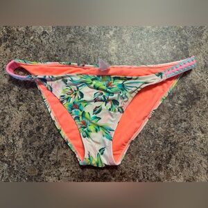 Xhilaration Tropical Vibrant Floral Bikini Bottoms